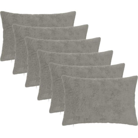 Federa 6 pz HEERLEN Grigio Chiaro 50 x 70 cm vidaXL (1/5)