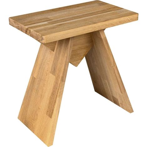 Sapho - Astyle Badhocker, Massivholz Eiche natur AS410 (1/4)