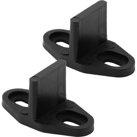 Guide de sol pour porte de grange coulissante noir (1/5)