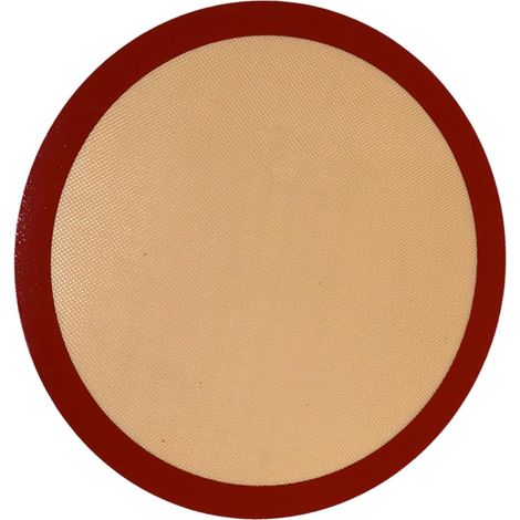 PRETYZOOM Feuilles De Papier Sulfurisé Tapis De Cuisson Antiadhésif En Silicone Pour Four Friteuse À Air Barbecue Pour Biscuits Pizza Ailes De Poulet Steak Couleur Aléatoire'Couleur Assortie'26X26X0.1 (1/5)