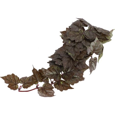 Plante aquatique artificielle en imitation feuilles de rotin pour aquarium ou bac à poissons. (1/5)