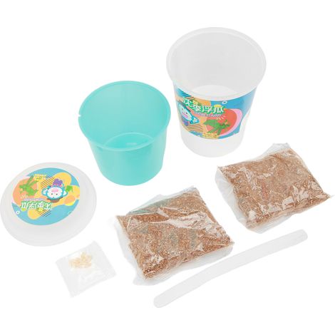 Kit de culture de petites plantes DIY, gobelet à semis avec terre, jouet d'expérience pour enfants, concombres (1/5)