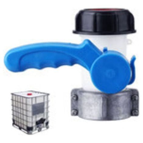 Adaptateur de réservoir d'eau IBC D40 62MM,IBC Robinet de vidange Universel pour réservoir d'eau,raccord de Tuyau d'eau,Adaptateur de Sortie (1/5)