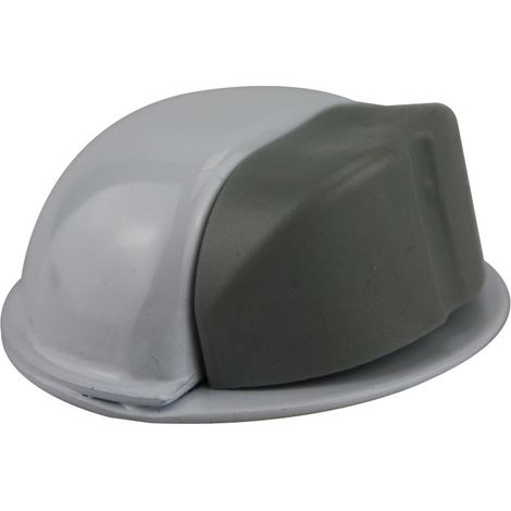 Bodentürstopper Ausführung weiß Gummi grau Türpuffer Türstopper aus Metall (1/2)