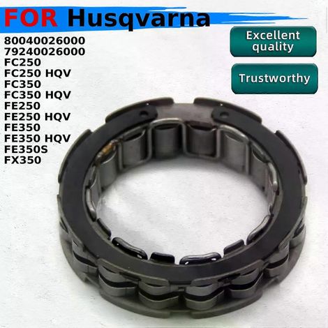 Embrayage unidirectionnel pour démarreurs compatibles avec FC250, FC350, FE250, FE350, HQV, FE350S et FX350 (pièces 80040026000, 79240026000) (1/5)