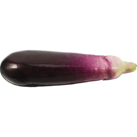 Aubergine Artificielle en PVC, Aspect Réaliste, Modèle de Décoration Cuisine et Vitrine, Finition Soignée (1/5)