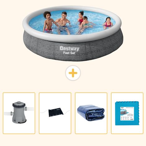 Bestway Bestway Fast Set Ronde - 366x76 cm - 5-pièces S340 (1/5)