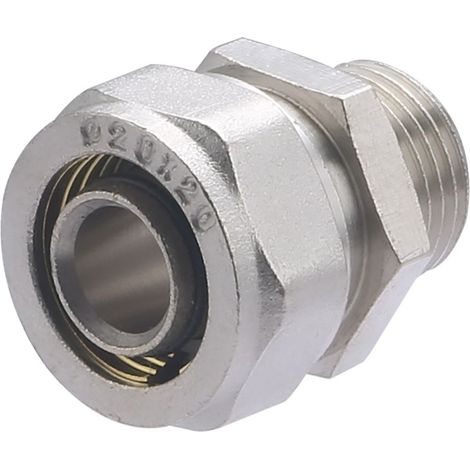 Raccordo multistrato a compressione ø20 - maschio 15x21 NOYON & THIEBAULT