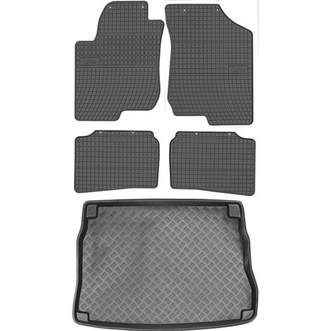 Kia Ceed I Schrägheck (2006–2012) – SET: Gummifußmatten + Kofferraummatte (1/5)