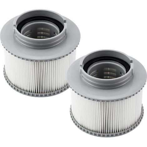 Filtre de Rechange pour Mspa FD2089 Compatible avec Toutes Les Cartouches Filtrantes MSpa Actuelles et Les Piscines Filtre Spa Gonflable (Version Améliorée) Lot de 2 (1/5)