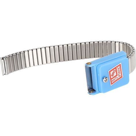 Kabelloses ESD-Armband, antistatisches Armband, elastisches, kabelloses Entladungsarmband aus Metall (1/5)