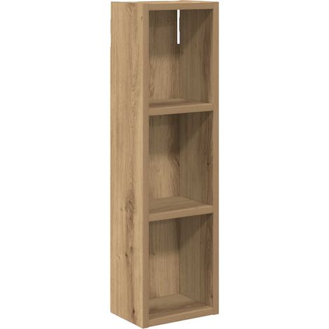 Armario de pared para baño Roble Artesanal 20 x 14 x 70 cm vidaXL