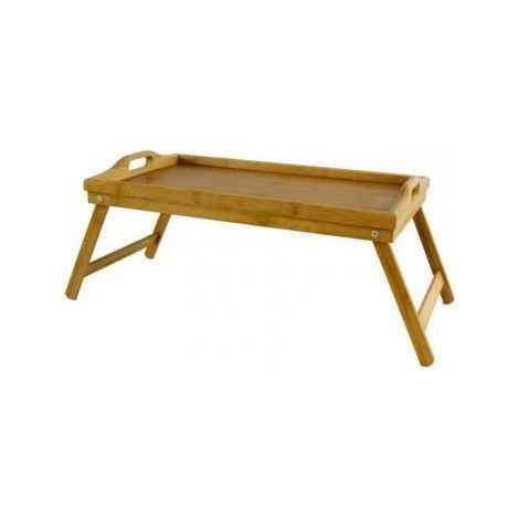 Plateau - Bambou - Petit Déjeuner - Rectangulaire - Marron - Naturel