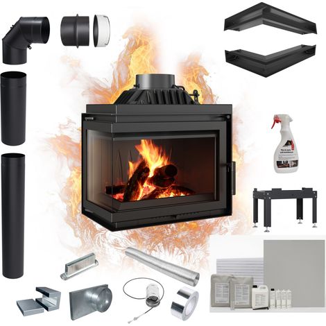 Kamineinsatz Gusseisen KRATKI SIMPLE links 8 kW Ø 200 (1/5)
