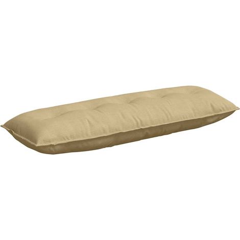 Coussin de Dos Vert gris 140 x 50 cm Tissu en velours côtelé