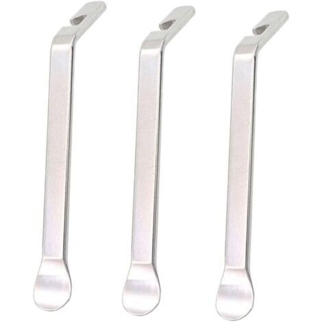 BUNTHAUS Lntyq 3pièces Levers De Pneu Acier pour Réparation De Pneus De Vélo Outil Pratique Et Portable pour Changer Les Pneus De Vélos De Route Et VTT (1/4)