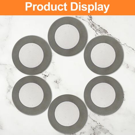 Disque transducteur pour Optimyst, disque de remplacement en verre (6 pièces) avec outil de démontage, compatible avec le chauffage électrique Dimplex.