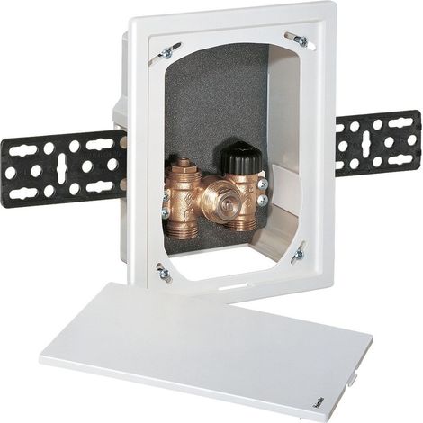 HEIMEIER Caja empotrada Multibox C/E con cabezal termostático, blanco RAL 9016, 9308-00.800