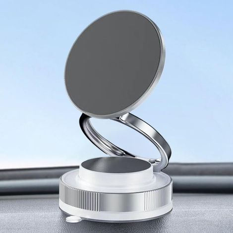 Soporte magnético para teléfono para coche, soporte para salpicadero para teléfono con navegación manos libres, soporte giratorio para smartphone para coche o furgoneta. (1/5)