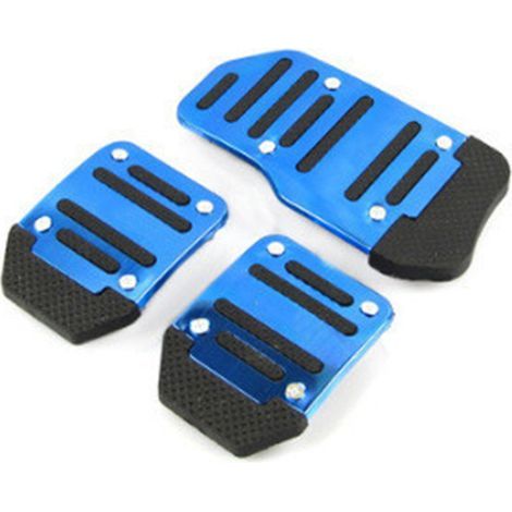 Jeu de 3 caches antidérapants pour pédales d'accélérateur manuel, résistants à l'usure, couleur bleue, pour voiture (1/2)