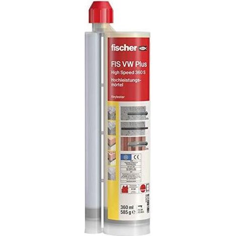 Mortero de alto rendimiento FIS VW PLUS 1 Cartucho 360ml HS 360 S Fischer