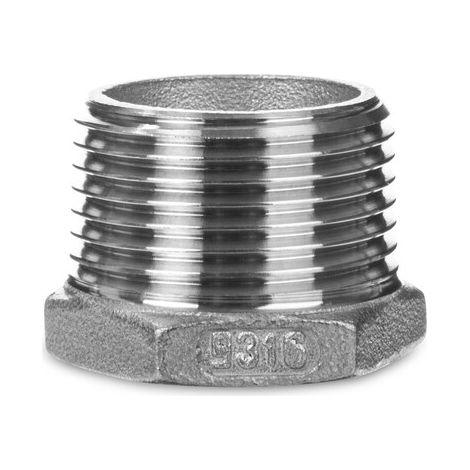 ES Reduzierstück Edelstahl V4A (AISI 316), AG x IG, Typ 241,  1 1/2 x 1 Zoll