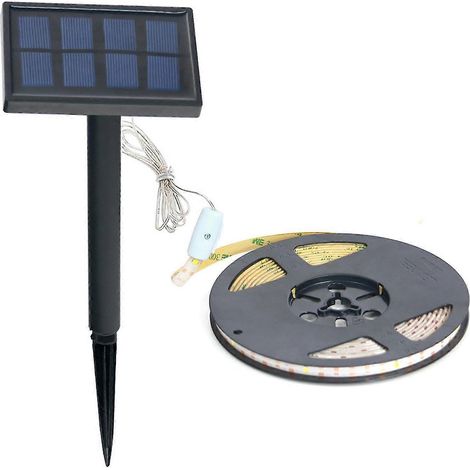 Solarbetriebene Lichterkette für den Außenbereich, 5 m lange, robuste LED-Lichterkette mit Schleierkraut-Motiv für Garten, Bäume, Terrasse, Pavillon, Weihnachtsdekoration (warmweiß) (1/3)