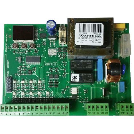 Reemplazo del panel electrónico del tablero de control central 230v FAAC 578D 790922