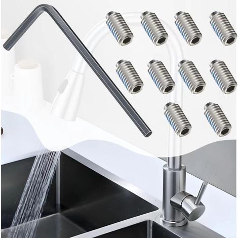 Kit viti, riparazione rubinetto maniglia 155023 (chiave inclusa) - Accessori, sostituzione rubinetto in acciaio inox 304 (1/5)