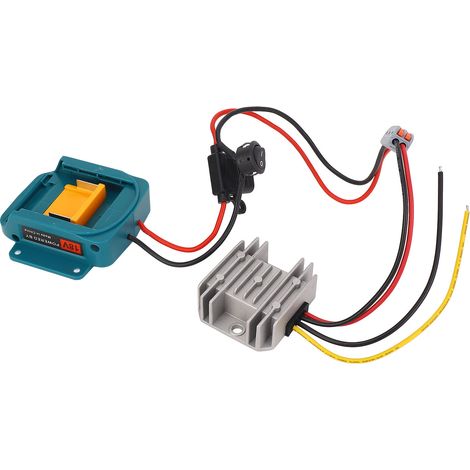 Réducteur de tension 18 V vers 12 V 10 A 120 W pour BL1850B, BL1860B, BL1830B, BL1840B et BL1820B (1/5)