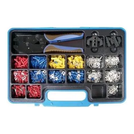 Bgs juego de pinzas para engastar robustas con trinquete automático