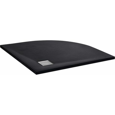 Piatto doccia piatto doccia piatto doccia presa doccia bagno wc doccia interno casa SMC 90x90 cm nero 020001923 (1/5)