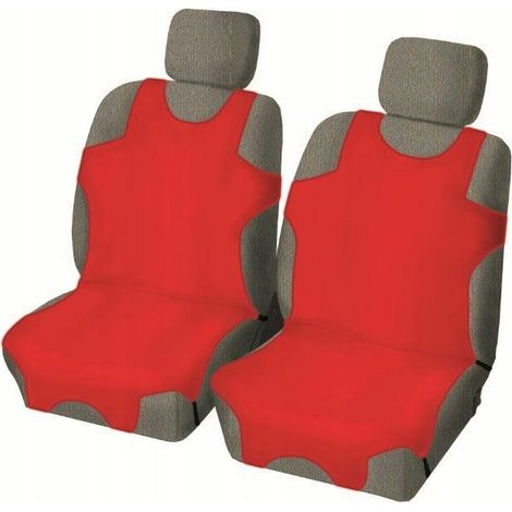 Fodere protettive per sedili auto, rosse, 2 pezzi (1/3)