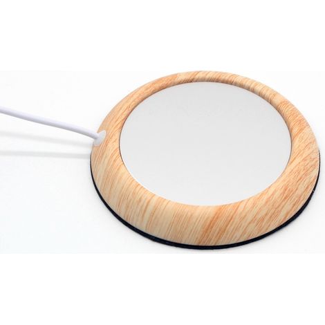 Scaldatazze USB con Base Antiscivolo, Sottobicchiere Riscaldato Elettrico per Bevande, Scaldatazze per Caffè e Tè, Design Compatto per Ufficio, Casa e Ufficio (1/5)