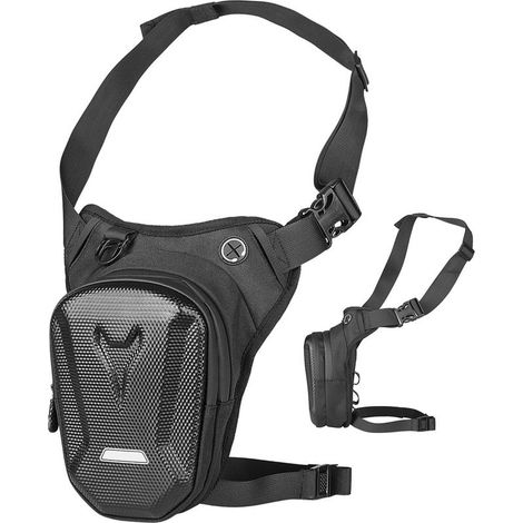 Motorrad-Beintasche – Verstellbare, wasserdichte Hüfttasche – Oberschenkeltasche (1/5)