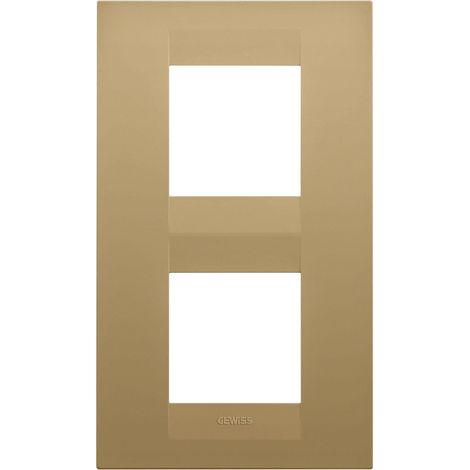 PLAQUE GEO 2+2P V OR GEWISS GW16424VO