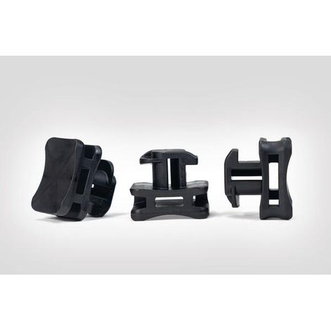 HellermannTyton ACFM2W10PT6 sujeción de cable negro poliamida