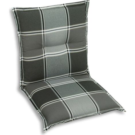 GO-DE Niederlehner-Auflage 110x50x9 cm grau Sitzkissen Sitzpolster Sitzauflage (1/3)