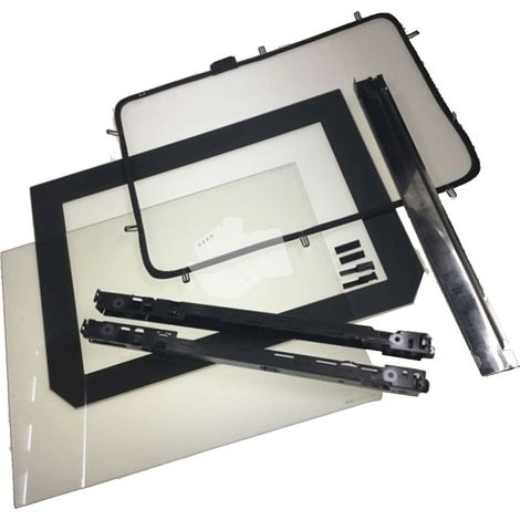 Ersatzteil - Glass-Wechsel-Kit 533X395 mm -  - SIEMENS, BOSCH, NEFF, VIVA, JUNKER, BLAUPUNKT, CONSTRUCTA, BAUKNECHT, BALAY, PITSOS