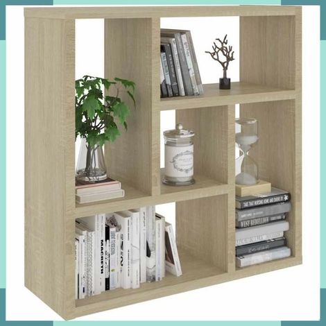 802951 étagère murale Chêne sonoma 45,1x16x45,1 cm Bois d’ingénierie (1/4)