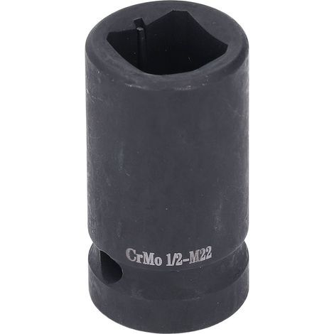 M22 CRMO 1/2" Vierkant-Gewindebohrer-Stecknuss für Akkuschrauber und Sechskant-Zubehör (1/5)