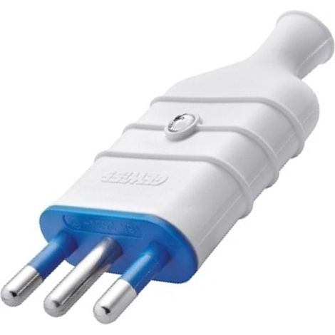Spine volanti 2p+t 16a bianca gw28005 gewiss multipack 10 pezzi
