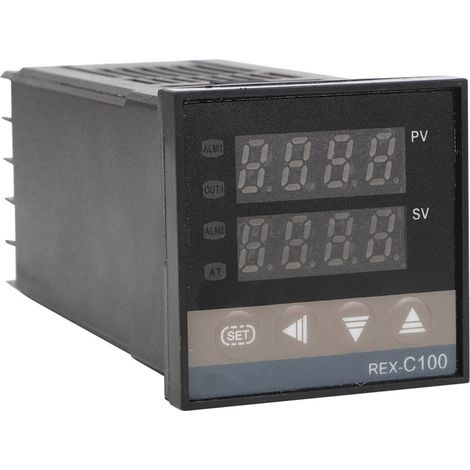 Régulateur de température PID REX-C100, relais statique 40 A, thermocouple K GD (1/5)