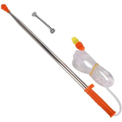 Varilla de extensión para pulverizador telescópico de acero inoxidable para esterilización de árboles frutales con boquilla