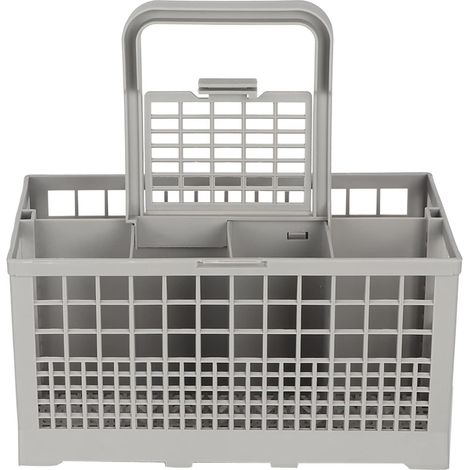 Cesta para lavavajillas, cesta universal de ABS para lavavajillas, caja de almacenamiento versátil para cubiertos de repuesto con asa universal (240 x 135 x 123 mm) (1/5)