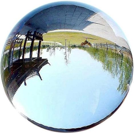 Boule de cristal en verre transparent de 40 mm, sphère de guérison, accessoire de photographie, cadeau --- (1/5)