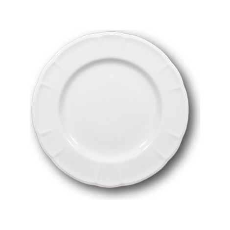 Saturnia Piatto Piano Londra D 26 Cm Bianco – Piatto Elegante per Tavola e Servizio