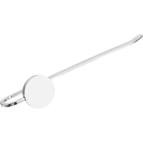 money box in the form of a white plastic charger with
