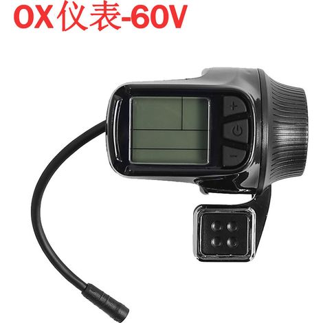 Fits INOKIM OX scooter dashboard with LED LCD screen, throttle lever and speed limiter release. (1/5)
