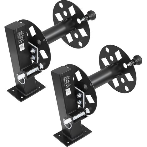 Mophorn 2 Stück Schweißkabeltrommeln, Schlauchtrommeln mit 2 Leertrommeln für 38,1 m 70 mm² & 45,1 m 50 mm² Schweißschlauch, Manuelle Kabelrolle aus Stahl mit Sicherungsstift für Industrie (1/5)